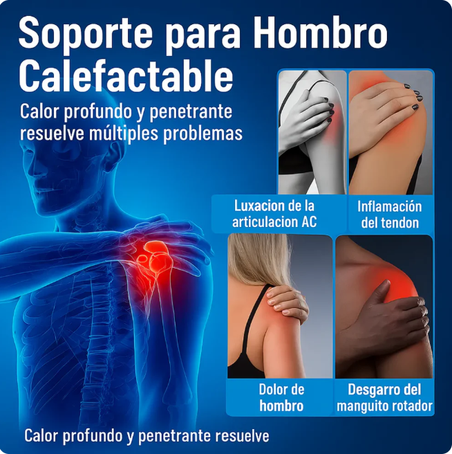 Hombrera Térmica THERMAX® 3 Niveles Calor Anti Rigidez