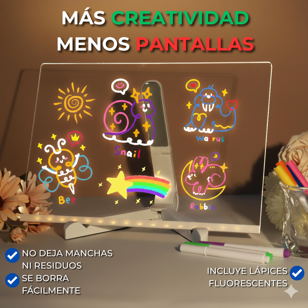 MagicDraw™ | la pizarra LED que convierte cada dibujo en un momento mágico
