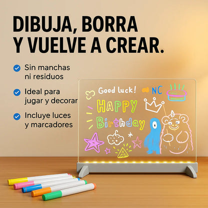 MagicDraw™ | la pizarra LED que convierte cada dibujo en un momento mágico