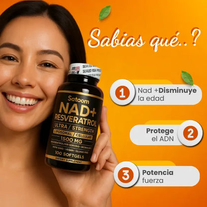NAD+Resveratrol - Recupera tu energía y vitalidad – Renueva tu piel desde adentro