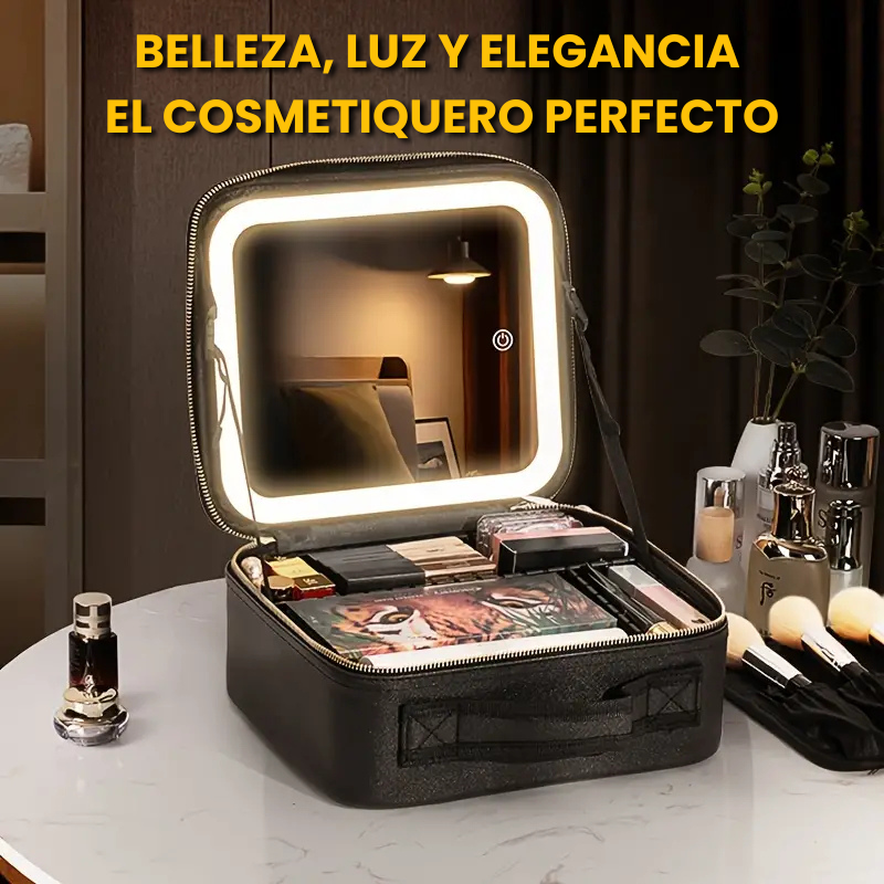 GlowLuxe Box™ |  EL COSMETIQUERO CON LUZ QUE TRANSFORMA TU RUTINA