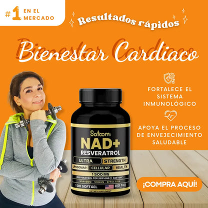 NAD+Resveratrol - Recupera tu energía y vitalidad – Renueva tu piel desde adentro