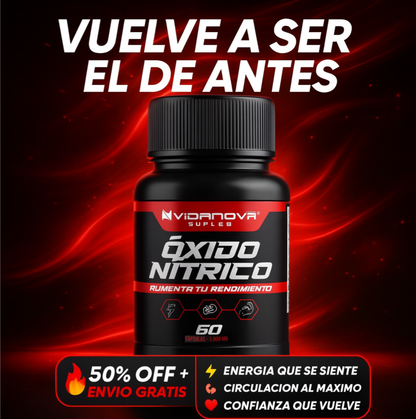 Óxido Nítrico -  Más energía, más fuerza, mas de ti⚡